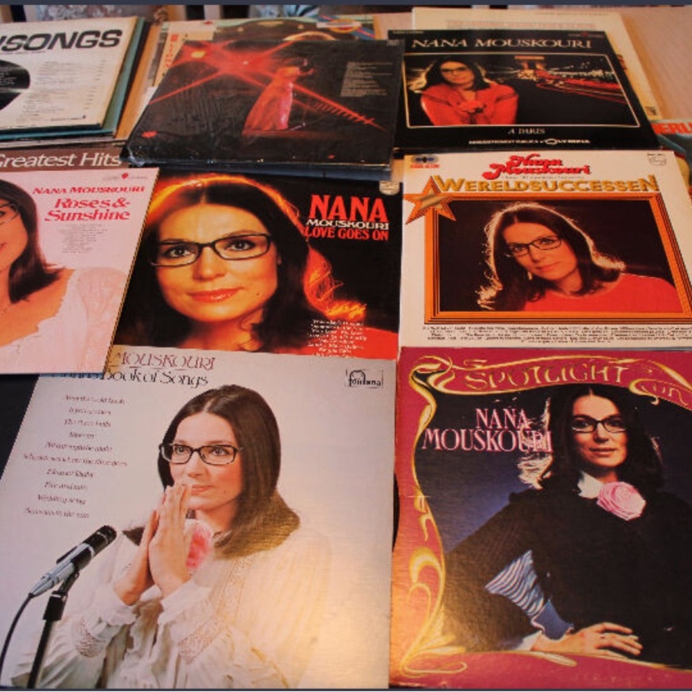 SALE!! Nana Mouskouri record LP set of 11